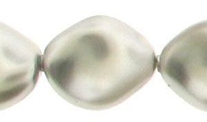 5826 - 9x8mm Swarovski Curved Pearl - Light Grey 5826 - 9x8mm Swarovski Curved Pearl - Light Grey