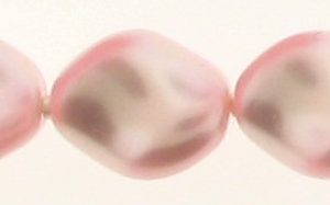 5826 - 9x8mm Swarovski Curved Pearl - Rosaline 5826 - 9x8mm Swarovski Curved Pearl - Rosaline