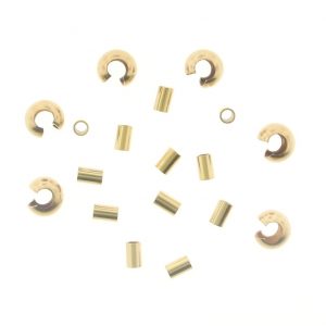 Gold Filled Crimp Beads/Cover