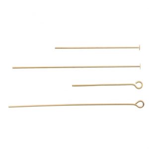 Gold Filled Head Pins and Eye Pins