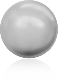 5810 - 4mm Swarovski Round - Light Grey Pearl 5810 - 4mm Swarovski Round - Light Grey Pearl