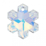 6704 - 25mm Swarovski Snowflake Pendant - Crystal AB 6704 - 25mm Swarovski Snowflake Pendant - Crystal AB
