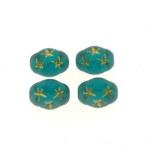 13x10mm Oval Star Beads