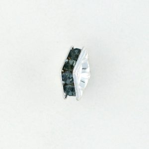 9852S – 6mm Rhinestone Squaredelle Silver Plated – Montana 9852S – 6mm Rhinestone Squaredelle Silver Plated – Montana