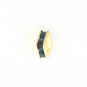 9852 – 6mm Rhinestone Squaredelle Gold Plated – Montana 9852 – 6mm Rhinestone Squaredelle Gold Plated – Montana