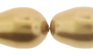 5821 - 11x8mm Swarovski Pear Shaped Pearl - Bright Gold 5821 - 11x8mm Swarovski Pear Shaped Pearl - Bright Gold