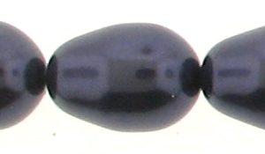 5821 - 11x8mm Swarovski Pear Shaped Pearl - Dark Purple 5821 - 11x8mm Swarovski Pear Shaped Pearl - Dark Purple