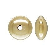Gold Filled Plain Saucer Beads
