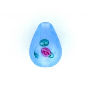 Floral Drop Beads 6616F 16x10mm