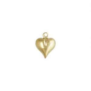 12201 - 14K Gold Filled 10mm Heart Charm 12201 - 14K Gold Filled 10mm Heart Charm