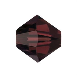 5301/5328 – 4mm Swarovski Bicone Crystal Bead – Burgundy 5301/5328 – 4mm Swarovski Bicone Crystal Bead – Burgundy