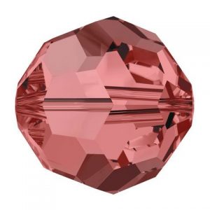 5000 - 6mm Swarovski Round Crystal - Padparadscha 5000 - 6mm Swarovski Round Crystal - Padparadscha