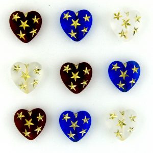 14mm Large Heart Star