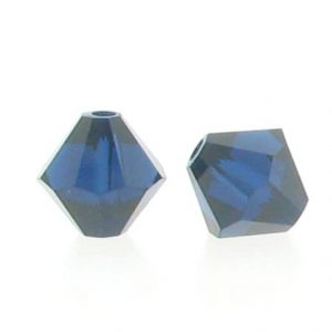5301/5328 - 3mm Swarovski Bicone Crystal Bead - Dark Indigo 5301/5328 - 3mm Swarovski Bicone Crystal Bead - Dark Indigo