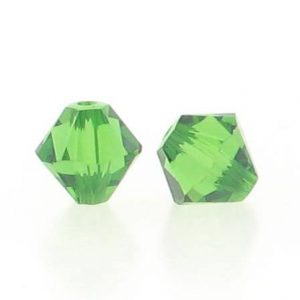 5301/5328 - 3mm Swarovski Bicone Crystal Bead - Fern Green 5301/5328 - 3mm Swarovski Bicone Crystal Bead - Fern Green