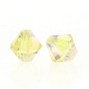 5301/5328 - 3mm Swarovski Bicone Crystal Bead - Jonquil AB2X 5301/5328 - 3mm Swarovski Bicone Crystal Bead - Jonquil AB2X