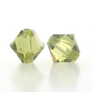 5301/5328 - 3mm Swarovski Bicone Crystal Bead - Khaki 5301/5328 - 3mm Swarovski Bicone Crystal Bead - Khaki