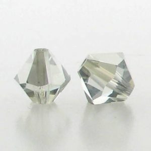 5301/5328 - 6mm Swarovski Bicone Crystal Bead - Light Azore Satin 5301/5328 - 6mm Swarovski Bicone Crystal Bead - Light Azore Satin
