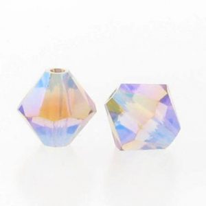 5301/5328 - 3mm Swarovski Bicone Crystal Bead - Light Colo.Topaz AB2X 5301/5328 - 3mm Swarovski Bicone Crystal Bead - Light Colo.Topaz AB2X