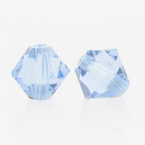 5301/5328 - 3mm Swarovski Bicone Crystal Bead - Light Sapphire 5301/5328 - 3mm Swarovski Bicone Crystal Bead - Light Sapphire