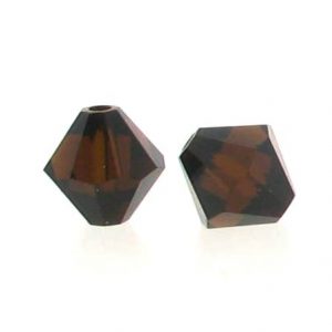 5301/5328 - 3mm Swarovski Bicone Crystal Bead - Mocca 5301/5328 - 3mm Swarovski Bicone Crystal Bead - Mocca