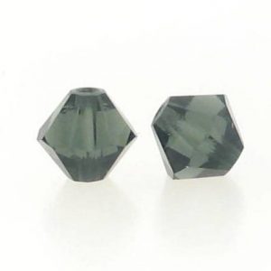 5301/5328 - 3mm Swarovski Bicone Crystal Bead - Morion 5301/5328 - 3mm Swarovski Bicone Crystal Bead - Morion