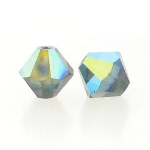 5301/5328 - 6mm Swarovski Bicone Crystal Bead - Morion AB 5301/5328 - 6mm Swarovski Bicone Crystal Bead - Morion AB