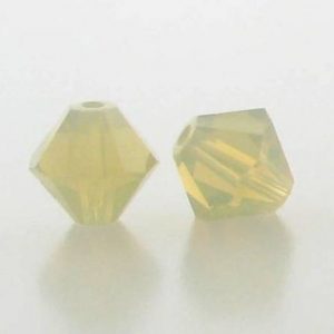 5301/5328 - 3mm Swarovski Bicone Crystal Bead - Sand Opal 5301/5328 - 3mm Swarovski Bicone Crystal Bead - Sand Opal