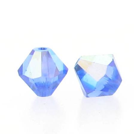 5301/5328 - 5mm Swarovski Bicone Crystal Bead - Sapphire AB 5301/5328 - 5mm Swarovski Bicone Crystal Bead - Sapphire AB