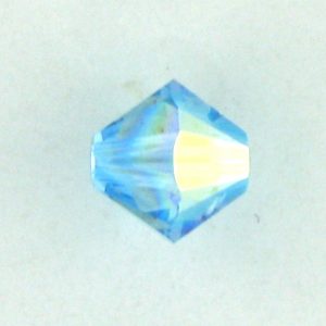 5301/5328 - 5mm Swarovski Bicone Crystal Bead - Aquamarine AB 5301/5328 - 5mm Swarovski Bicone Crystal Bead - Aquamarine AB
