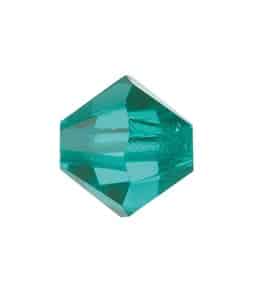 5301/5328 - 5mm Swarovski Bicone Crystal Bead - Blue Zircon 5301/5328 - 5mm Swarovski Bicone Crystal Bead - Blue Zircon