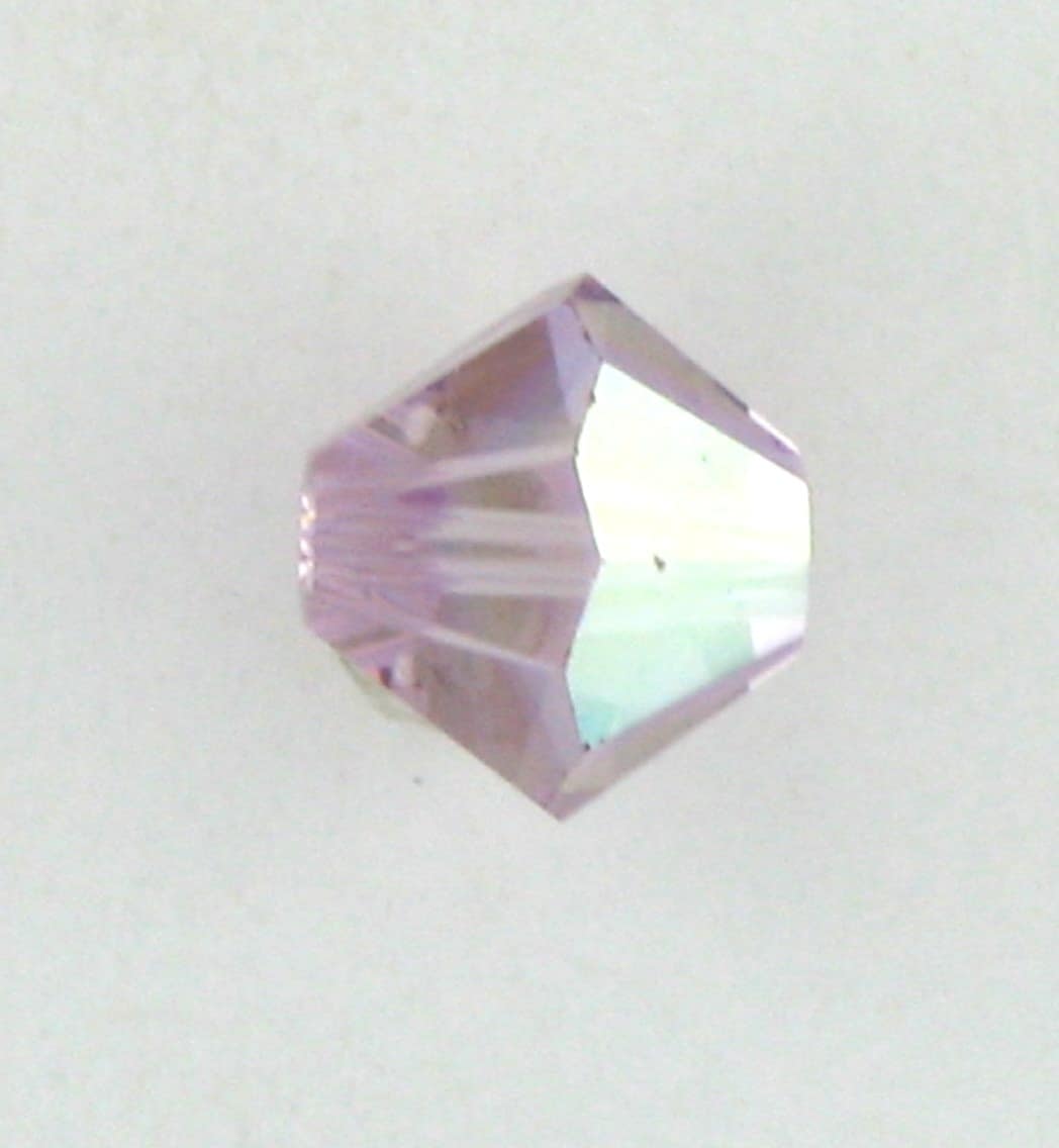 5301/5328 - 4mm Swarovski Bicone Bead - Light Amethyst AB 5301/5328 - 4mm Swarovski Bicone Bead - Light Amethyst AB