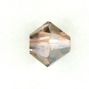 5301/5328 - 4mm Swarovski Bicone Bead - Light Peach Satin 5301/5328 - 4mm Swarovski Bicone Bead - Light Peach Satin
