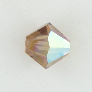 5301/5328 - 4mm Swarovski Bicone Bead - Light Smoke Topaz AB 5301/5328 - 4mm Swarovski Bicone Bead - Light Smoke Topaz AB