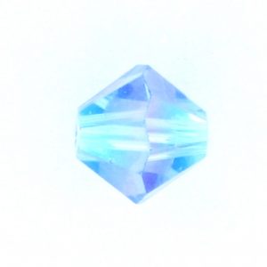 5301/5328 - 4mm Swarovski Bicone Bead - Light Sapphire AB2X 5301/5328 - 4mm Swarovski Bicone Bead - Light Sapphire AB2X
