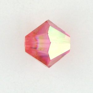 5301/5328 - 5mm Swarovski Bicone Crystal Bead - Padpardascha AB 5301/5328 - 5mm Swarovski Bicone Crystal Bead - Padpardascha AB