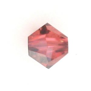 5328 - 4mm Swarovski Bicone Bead - Padpardascha Satin 5328 - 4mm Swarovski Bicone Bead - Padpardascha Satin