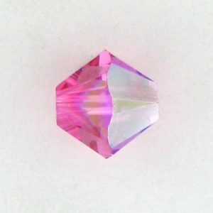 5301/5328 - 4mm Swarovski Bicone Bead - Rose AB 5301/5328 - 4mm Swarovski Bicone Bead - Rose AB