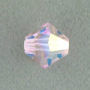 5301/5328 - 4mm Swarovski Bicone Bead - Rosaline AB 5301/5328 - 4mm Swarovski Bicone Bead - Rosaline AB