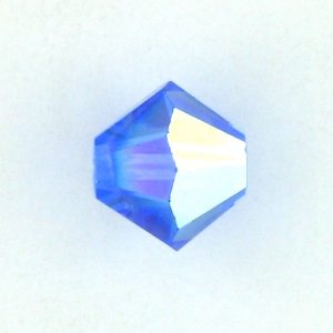 5301/5328 - 4mm Swarovski Bicone Bead - Sapphire AB 5301/5328 - 4mm Swarovski Bicone Bead - Sapphire AB