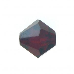 5301 - 4mm Swarovski Bicone Bead - Siam Satin 5301 - 4mm Swarovski Bicone Bead - Siam Satin