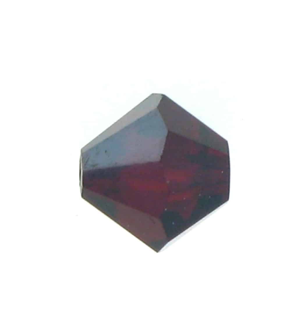 5301 - 4mm Swarovski Bicone Bead - Siam Satin 5301 - 4mm Swarovski Bicone Bead - Siam Satin