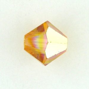 5301/5328 - 4mm Swarovski Bicone Bead - Topaz AB 5301/5328 - 4mm Swarovski Bicone Bead - Topaz AB