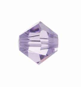 5301/5328 - 5mm Swarovski Bicone Crystal Bead - Violet 5301/5328 - 5mm Swarovski Bicone Crystal Bead - Violet
