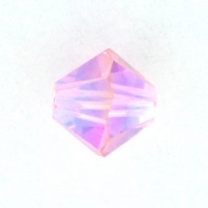 5301/5328 - 4mm Swarovski Bicone Bead - Light Rose AB2X 5301/5328 - 4mm Swarovski Bicone Bead - Light Rose AB2X