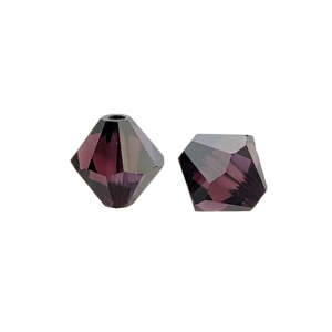 5301 - 4mm Swarovski Bicone Bead - Burgundy Satin