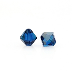 5301 - 4mm Swarovski Bicone Bead - Capri Blue Satin