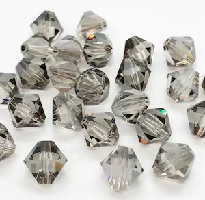 5301 - 4mm Swarovski Bicone Bead - Crystal Satin