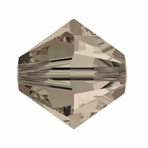 5301/5328 - 5mm Swarovski Bicone Crystal Bead - Greige 5301/5328 - 5mm Swarovski Bicone Crystal Bead - Greige