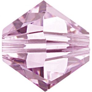 5301/5328 - 5mm Swarovski Bicone Crystal Bead - Rosaline 5301/5328 - 5mm Swarovski Bicone Crystal Bead - Rosaline